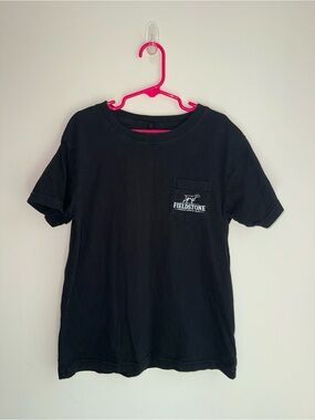 Fieldstone Black Pocket T‑Shirt